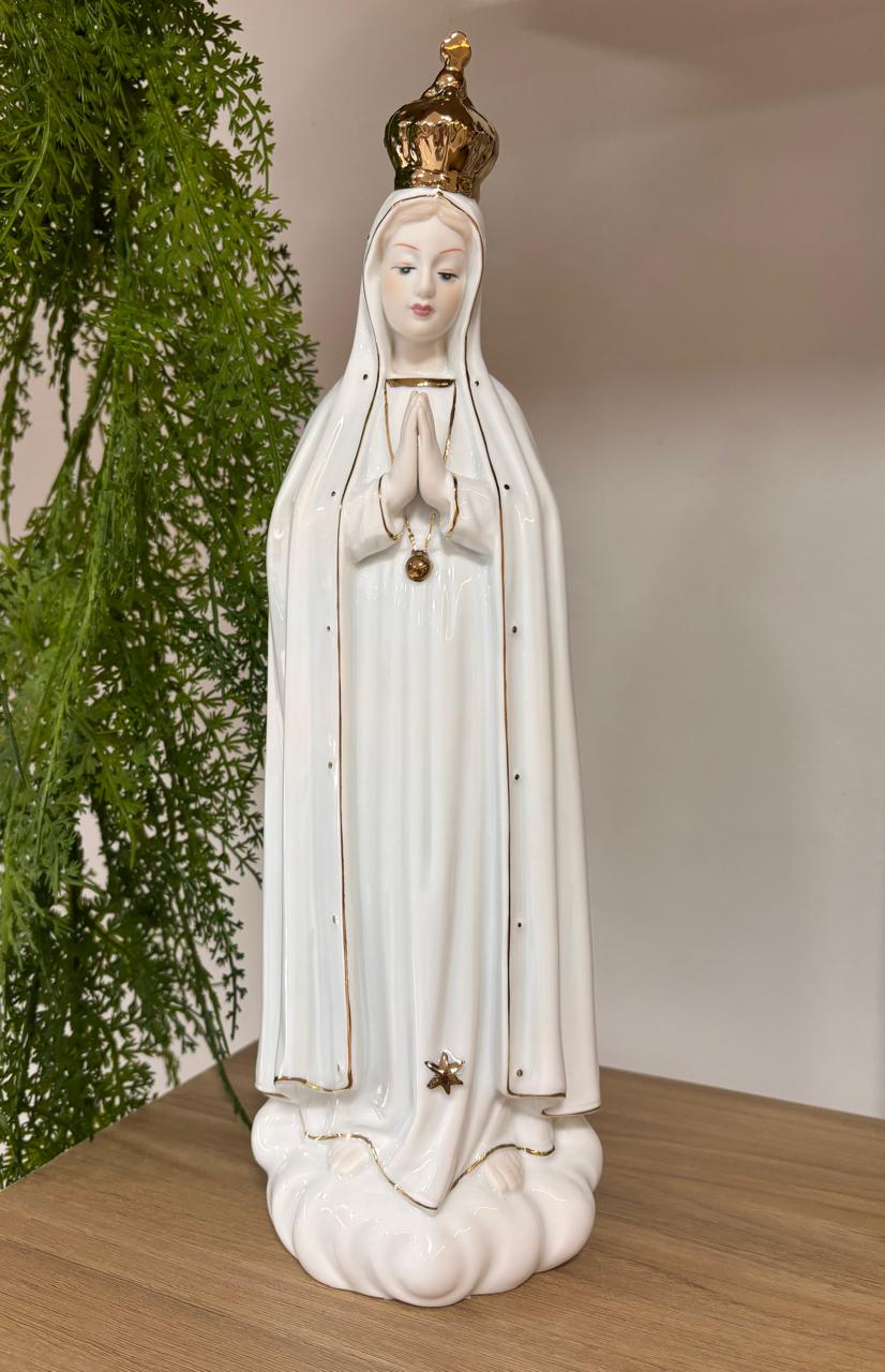 Nossa Senhora de Fátima em Porcelana (30cm)